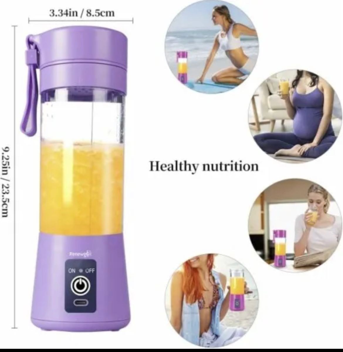 usb portable charger blender